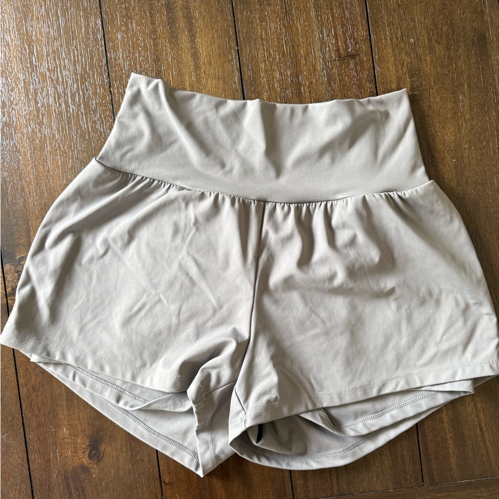 HALARA Grey High Waist Shorts 3”
